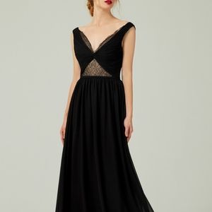Cocomelody Black Bridesmaid Dress US 4/UK 8